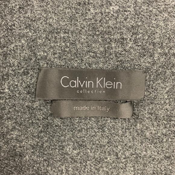 CALVIN KLEIN COLLECTION Size 42 Grey Charcoal Wool Notch Lapel Sport Coat - Picture 4 of 6